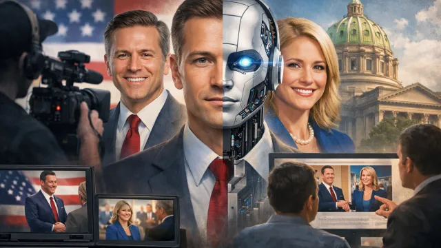 Debate Erupts in Pennsylvania Over Disclosure of AI-Generated Political Candidates in Campaign Ads